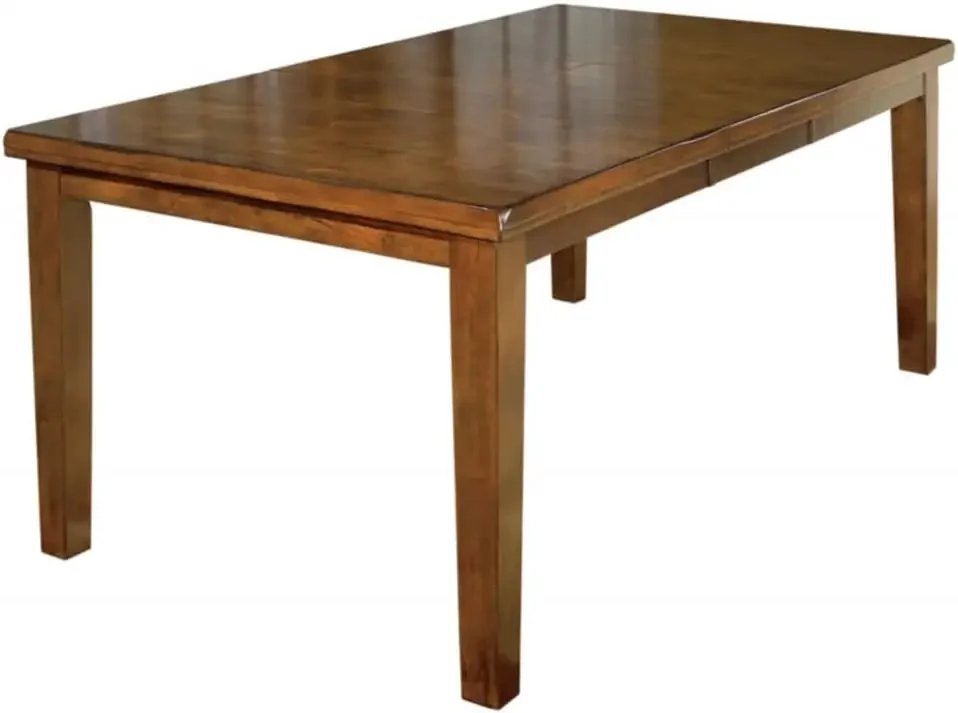 Ralene Traditional Dining Room Extension Table, Medium Brown