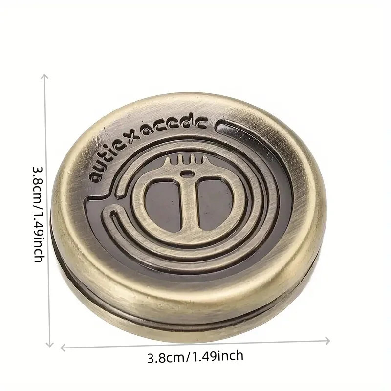 Devil Milk Cap Metal EDC Fidget Toys Magnetic Haptic Coins EDC Adult Autism Sensory Toys Hand Spinner Adult Gifts
