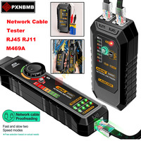 ANENG Networking Analyzer Network Cable Tracker M469A RJ45 RJ11 Telephone Line Network Wire Detector Tracker Measure Cables Tool