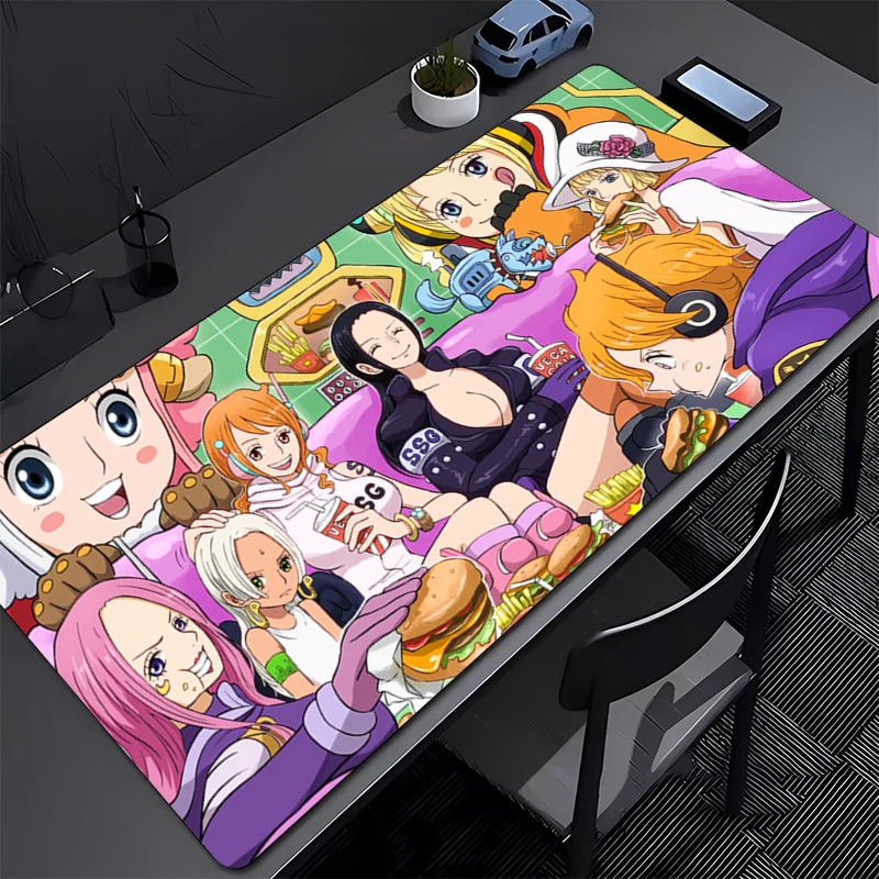 

Коврик для игровой мыши ONE PIECE Nico·Robin, аксессуары, офисный геймерский коврик для клавиатуры, настольный коврик, нескользящий коврик для ПК HD, подарок, коврик для мыши в стиле аниме
