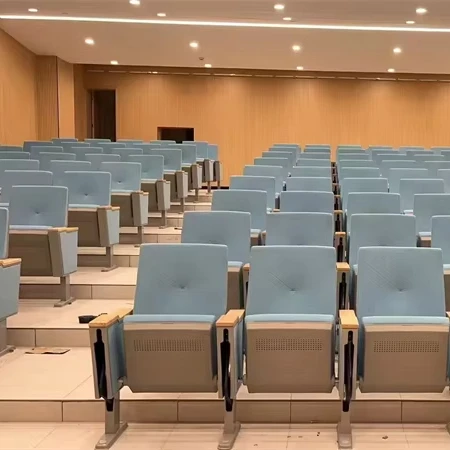 

Wholesale Ergonomic School Student Audience Comfortable Fabric Auditorium Seating Chair with Desk