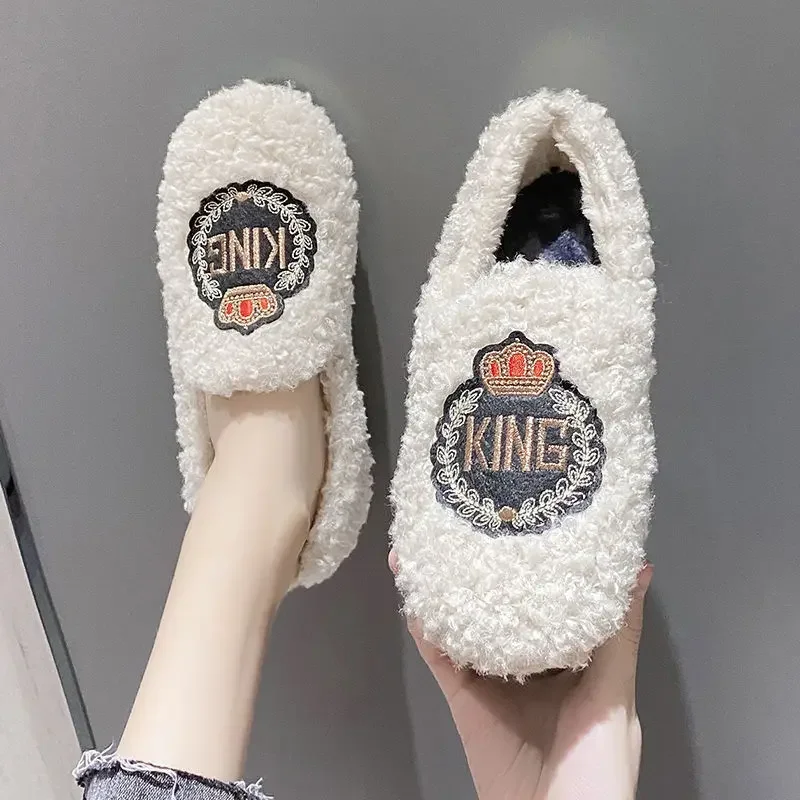 

Autumn and winter cotton shoes, women's winter soft soled warm flat shoes