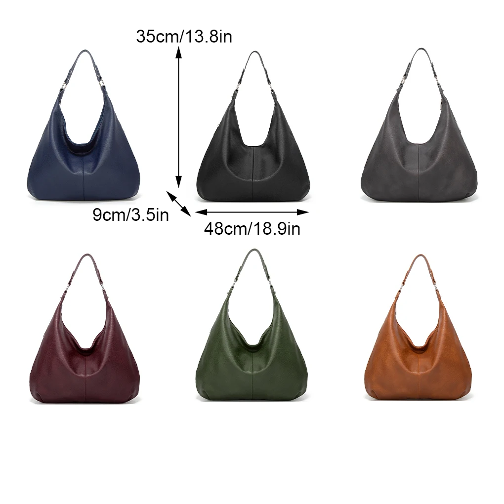 Luxury Soft PU Leather Tote Bag Large Capacity Female Shoulder Bag Quality Women Tote Bags Large Capacity Shopper Shoulder Bag