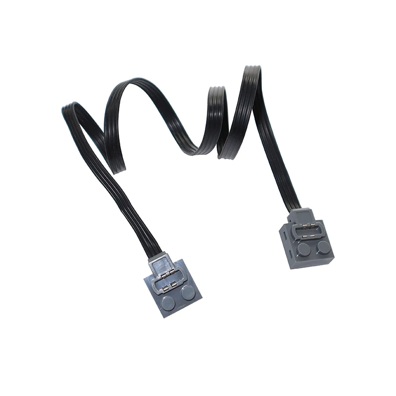 Blocs de construction de pièces MOC techniques 21669 60656, rallonge de ligne de moteur, cordon de remplacement, fente pour carte, Port, fonction d'alimentation, briques