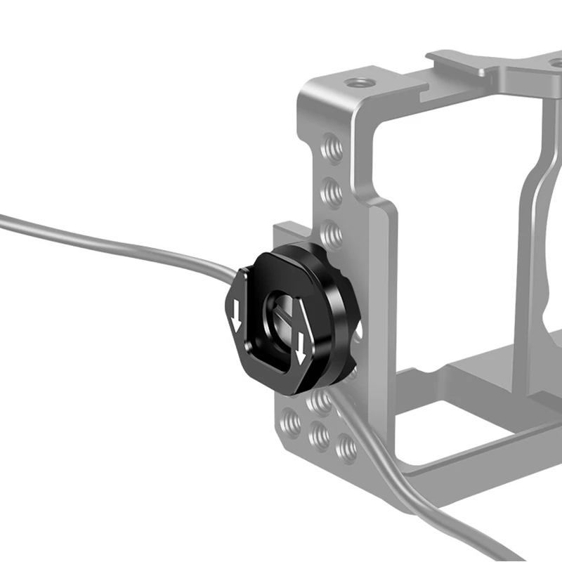 A37T- Держатель кабельного зажима для клетки камеры 1/4 Sdi Кабельный зажим Холодный башмак Держатель кабеля микрофона Зажим