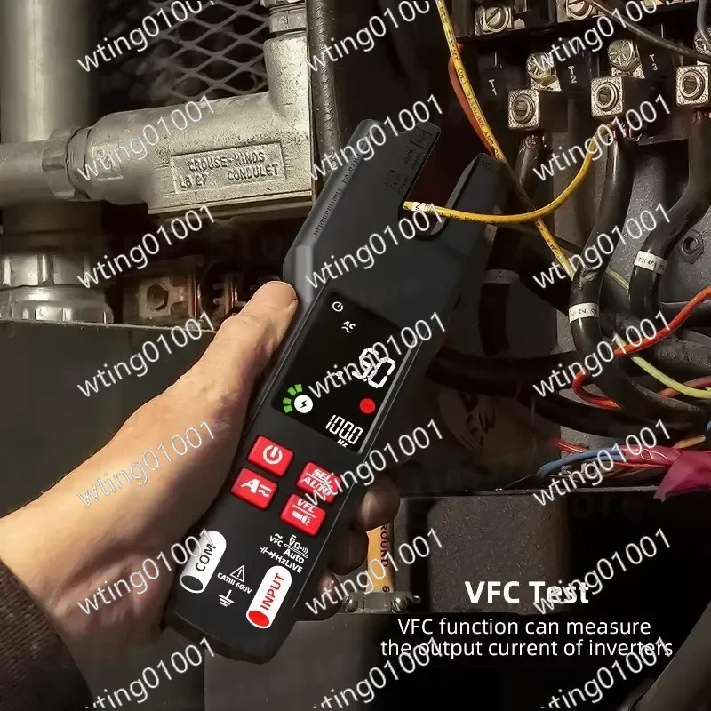 for Digital Clamp Meter High Precision Auto AC DC Ammeter U Shape Jaw Electrician Maintenance Tool