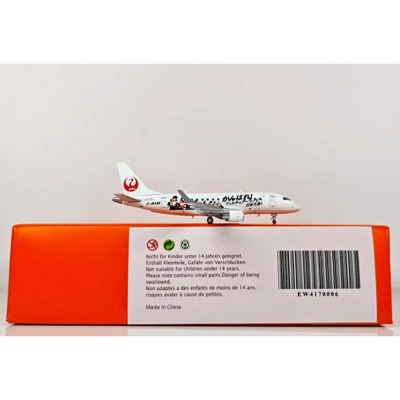 JC أجنحة دييكاست 1/400 مقياس الخطوط الجوية اليابانية ERJ-170STD JA225J نموذج طائرة سبيكة حلية جمع