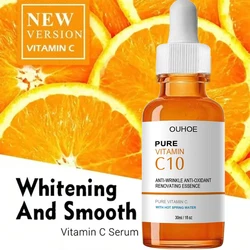 Vitamin C Falten entferner Gesicht Serum Lifting Straffung verblassen feine Linien Anti-Aging Essenz Bleaching aufhellen nähren Hautpflege