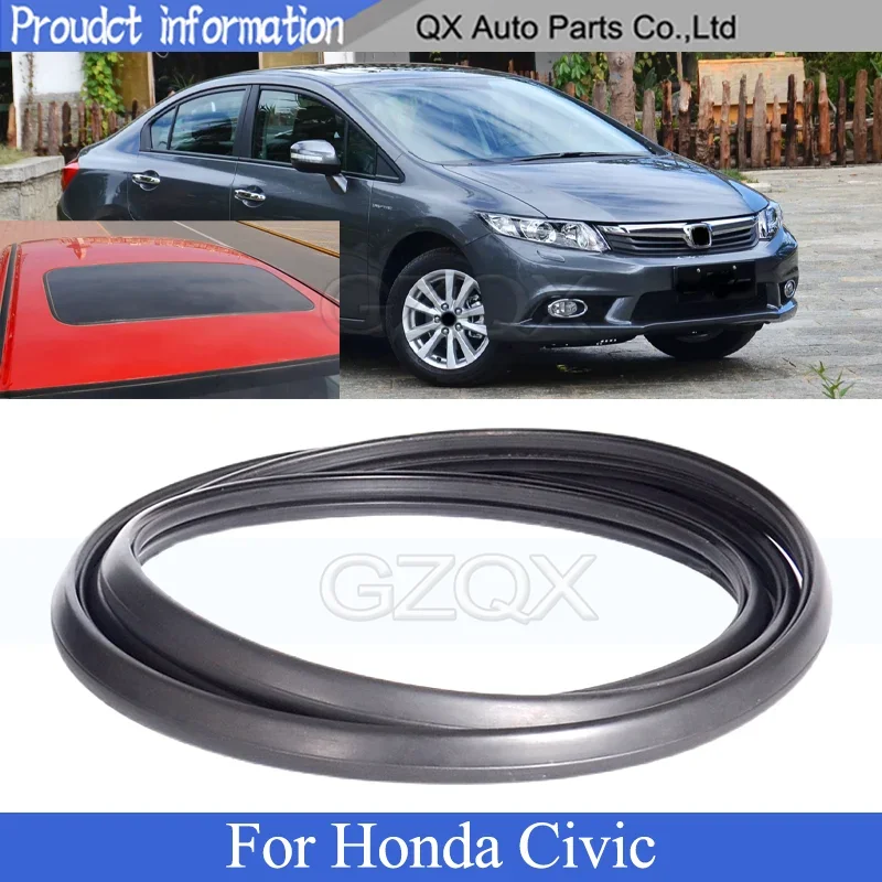 CAPQX sunroof window rubber Seal For Honda Civic 2006-2019 Sunroof sealing tape