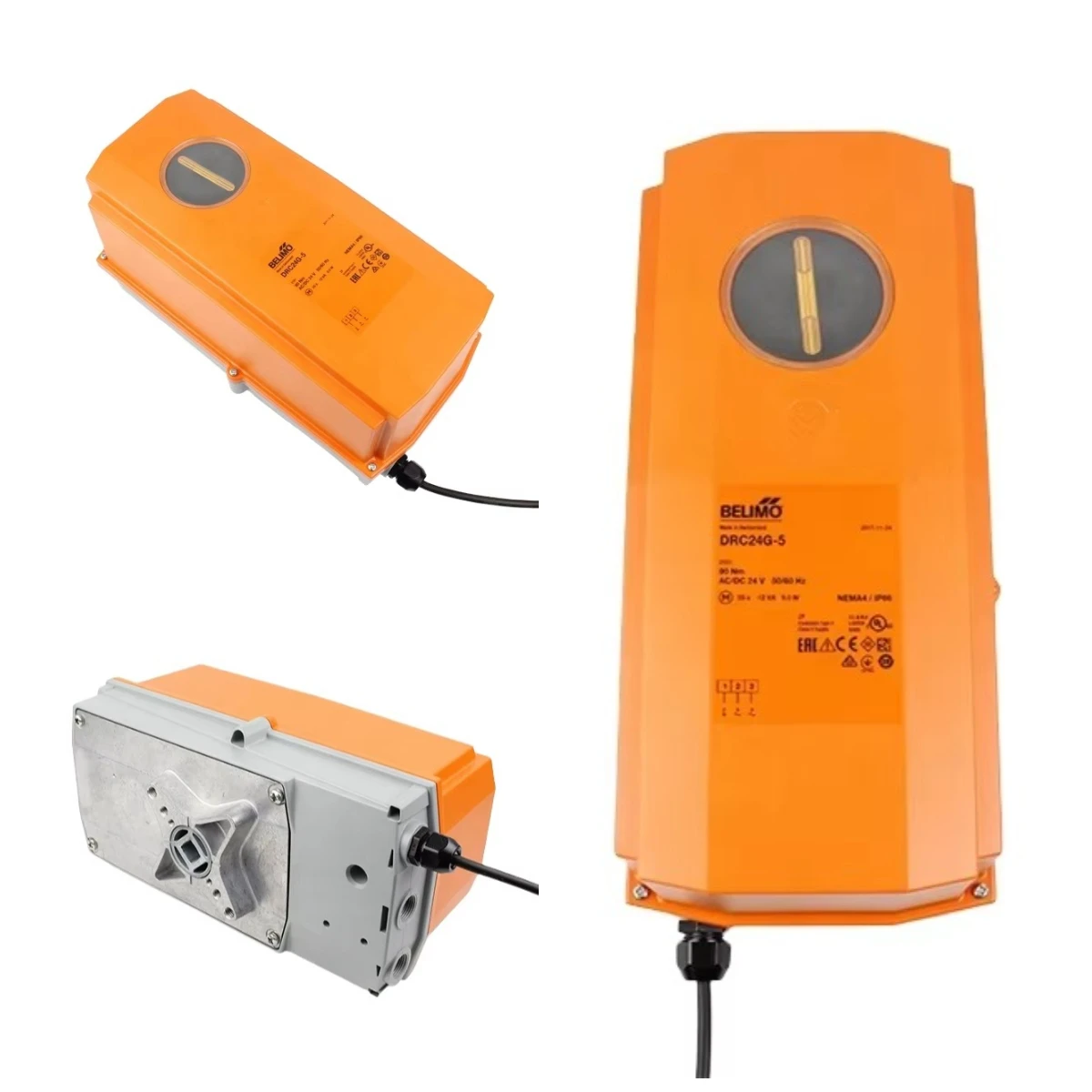 

BELIMO Original Max 90Nm AC/DC 24 V DRC24G-5/DRC24G-7 35s Rotary Actuator for Hospital Butterfly Valves Open/Close in Stock