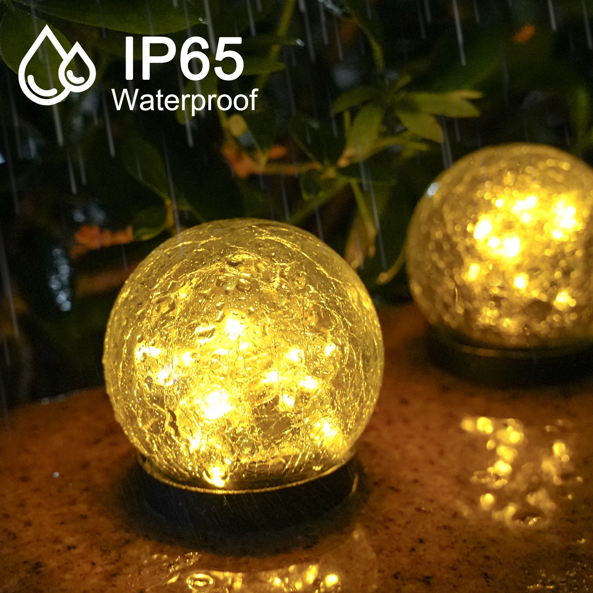 Impermeável Solar Powered Led String Lights Lâmpadas de Jardim ao ar Livre Lâmpada Branca Quente Iluminação para Exterior Decoração para Casa