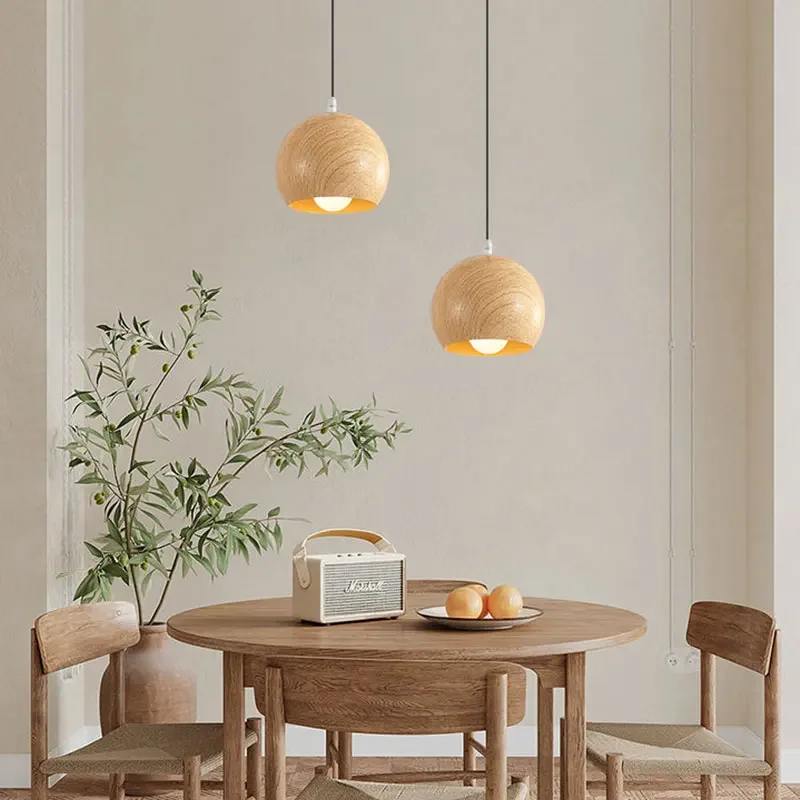 

Japan Style Bedside Bedroom Ceiling Pendant Light Hanging Lamps Dining Room Restaurant Modern LED Iron Indoor Lighting Fixture