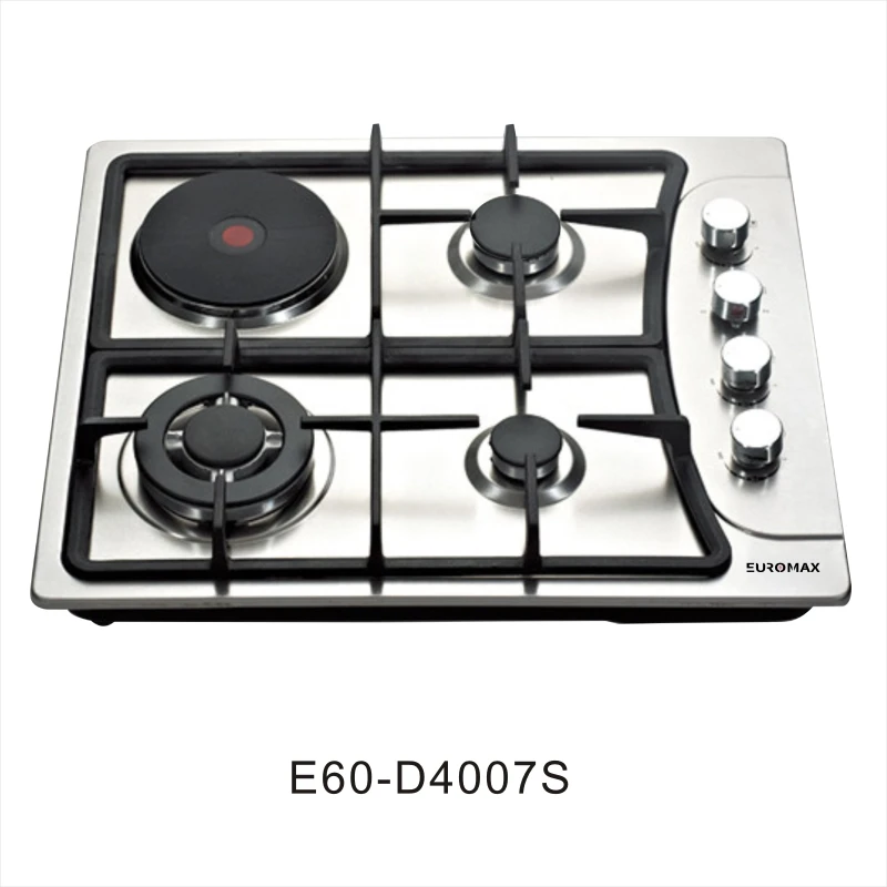 공장 OEM/ODM 내장형 4 버너 쿠커 가스 스토브