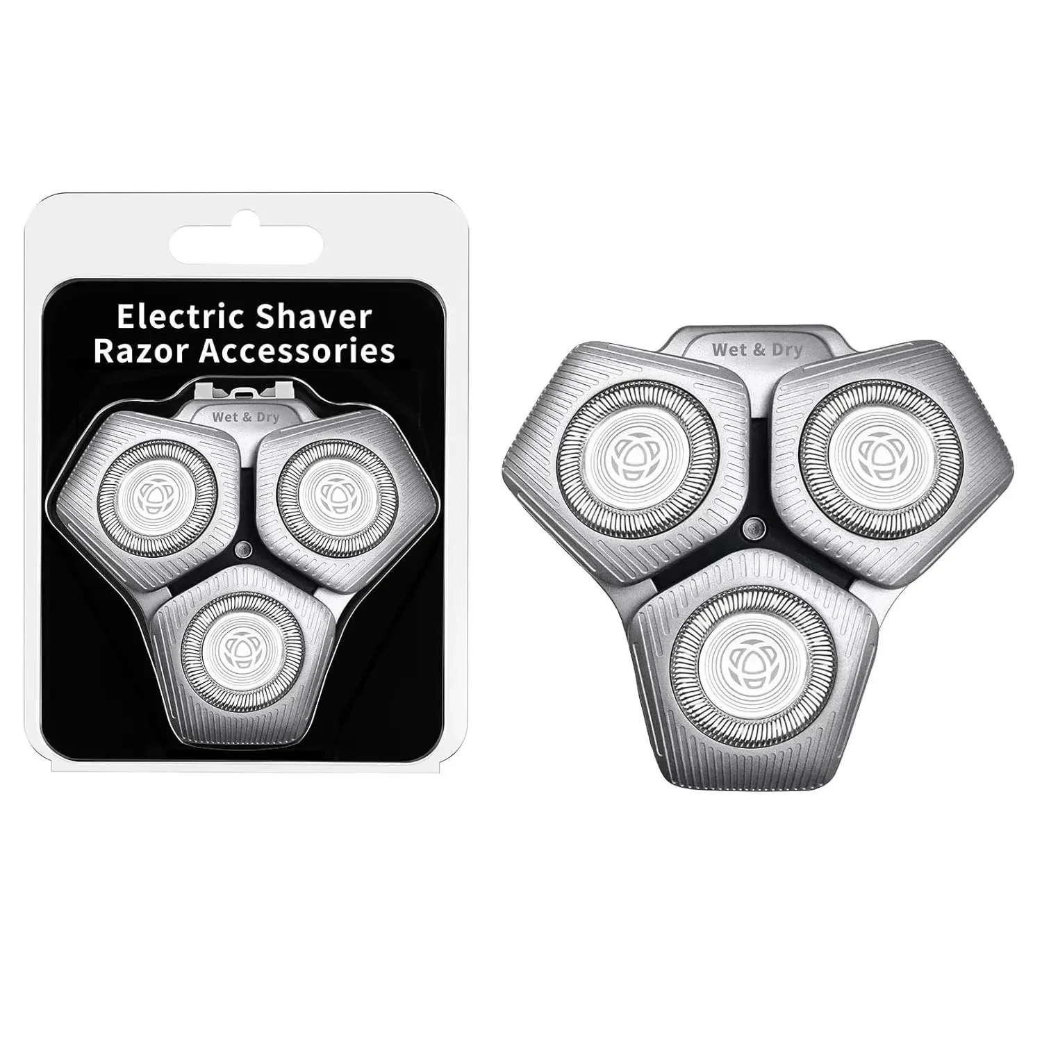 หัวโกน SH71/50 ใช้ได้กับเครื่องโกนหนวด Philips ซีรีส์ S5000 (S5XXX) และ S7000 (S7XXX) (สีเงิน)