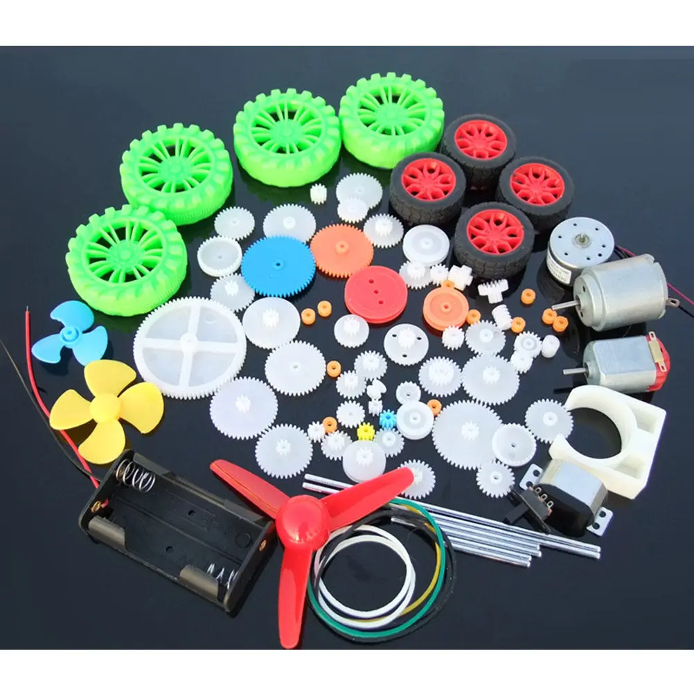 

69Pcs Gear Assortment Set Plastic Motor Spindle Wheel Kit for Small Production Product Design Mechanical Models Stable