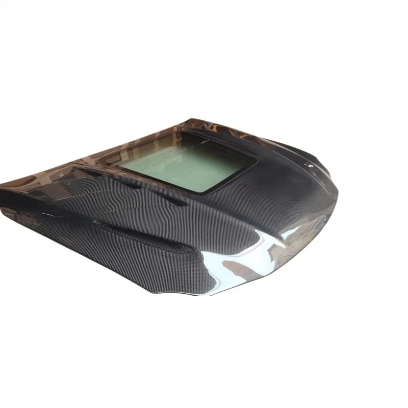 Automobiles Transparent Carbon Fiber Engine Hood,