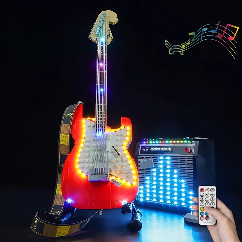 

Комплект светодиодного освещения без модели, подходящий для Ideas Fender Stratocaster 21329 (строительные блоки в комплект не входят)
