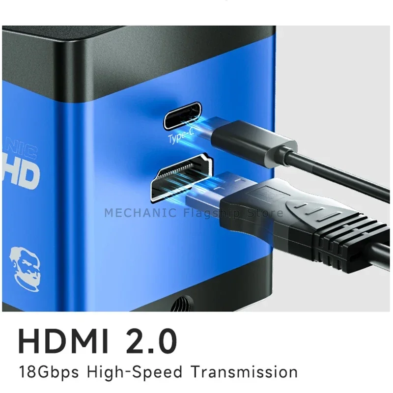 MECHANIC MOS500 Mikroskopkamera 16 Millionen Pixel Sony IMX323 Sensor 4K-Aufnahmeunterstützung HDIM/Typ-C-Schnittstelle 64G-Speicher