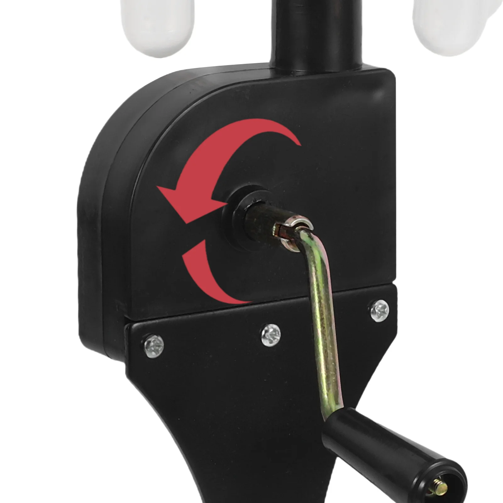 آلة الطرد المركزي التي تعمل يدويًا باللون الأسود لتجارب الفيزياء والكيمياء والمختبر المحمول للمدرسة المتوسطة واللوازم العلمية الخارجية #4