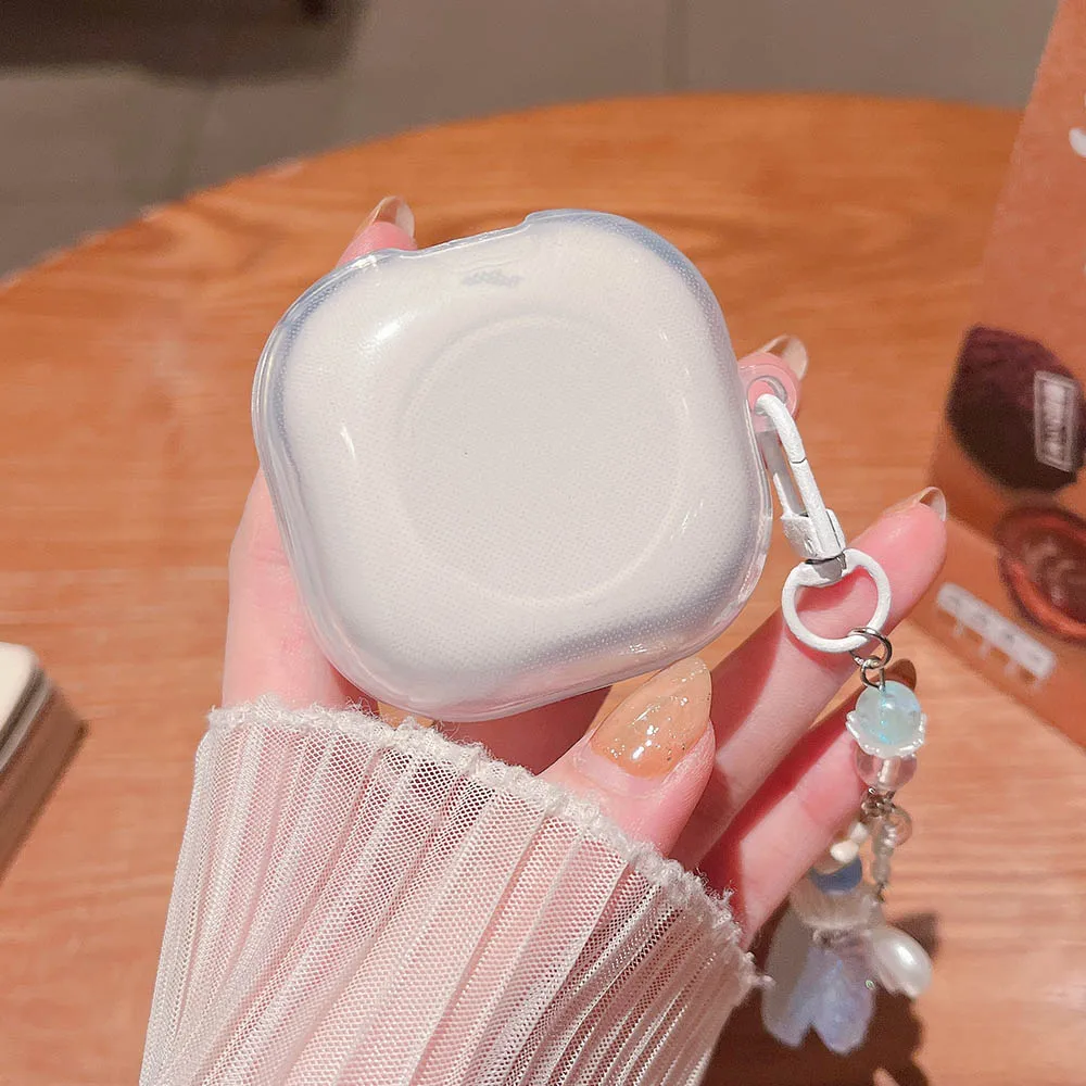 Star Fish Flower Transparent Earphone Case For Redmi Buds 5 6s 6 Pro 7s Soft TPU Cover For Xiaomi Air 3 4 SE with Keychain