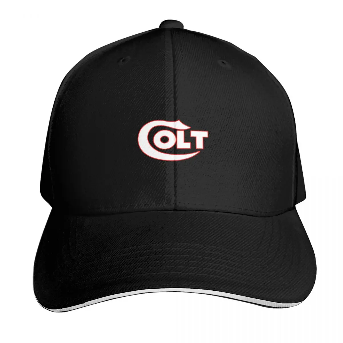 Colt Firearms (1) Baseball Cap Quick Dry Performance Cotton Twill Breathable Contrast Two Tone Brim