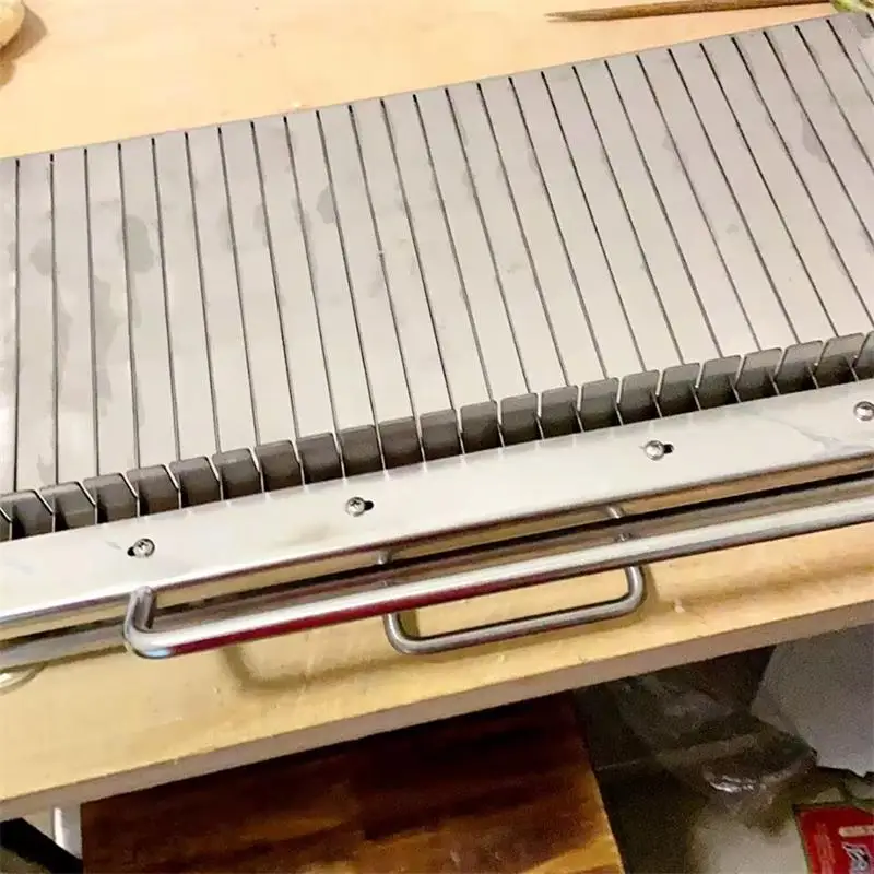 Cortadora de Verduras de Acero Inoxidable, Cortadora de Alimentos Blandos, Máquina para Cortar Carne de Almuerzo, Sangre de Pato, Konjac, Tofu, Fideos Fríos