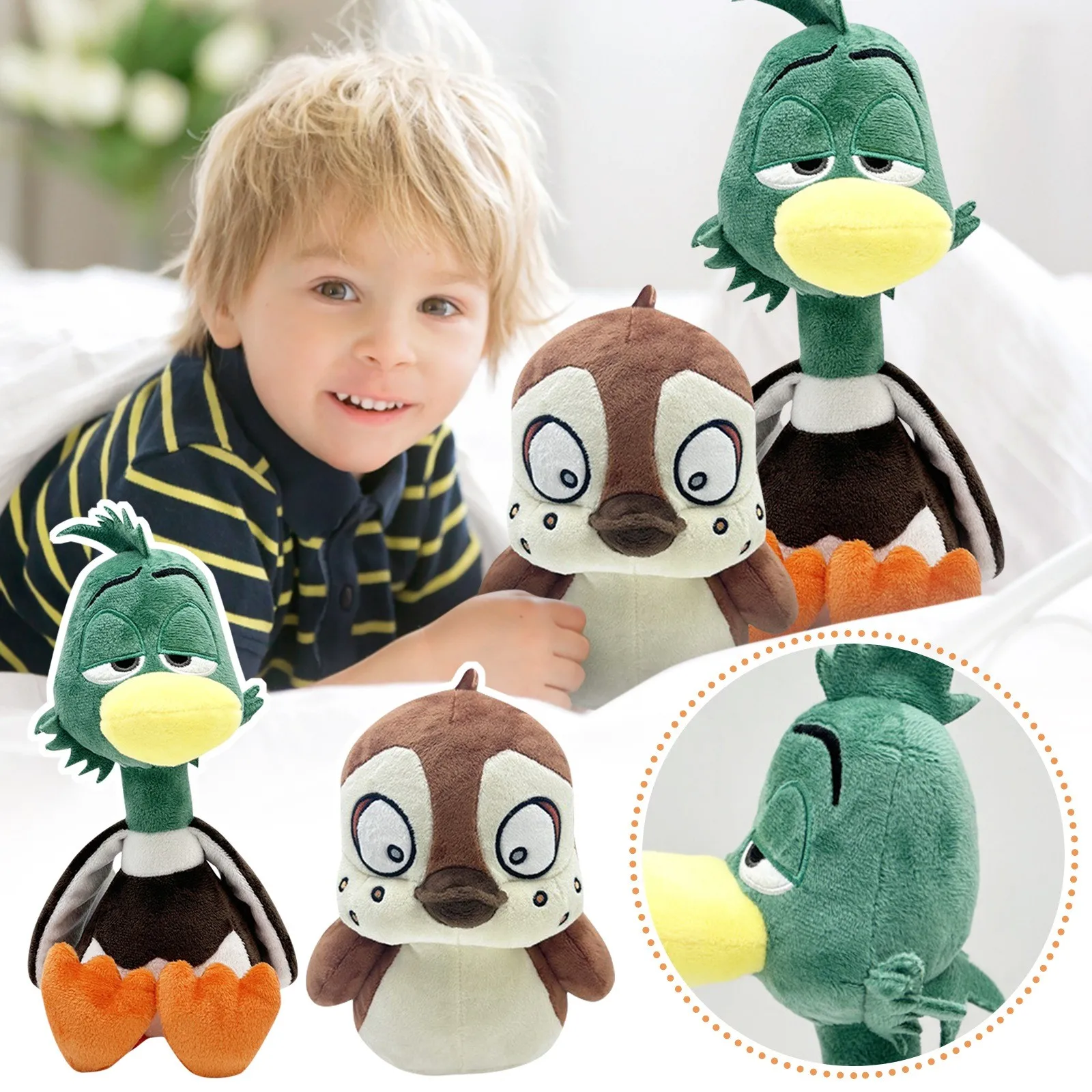 

25cm Gwen Dax Cosplay Plush Movie Migration Fantasy Cartoon Soft Stuffed Mascot Kids Children Birthday Xmas Gifts