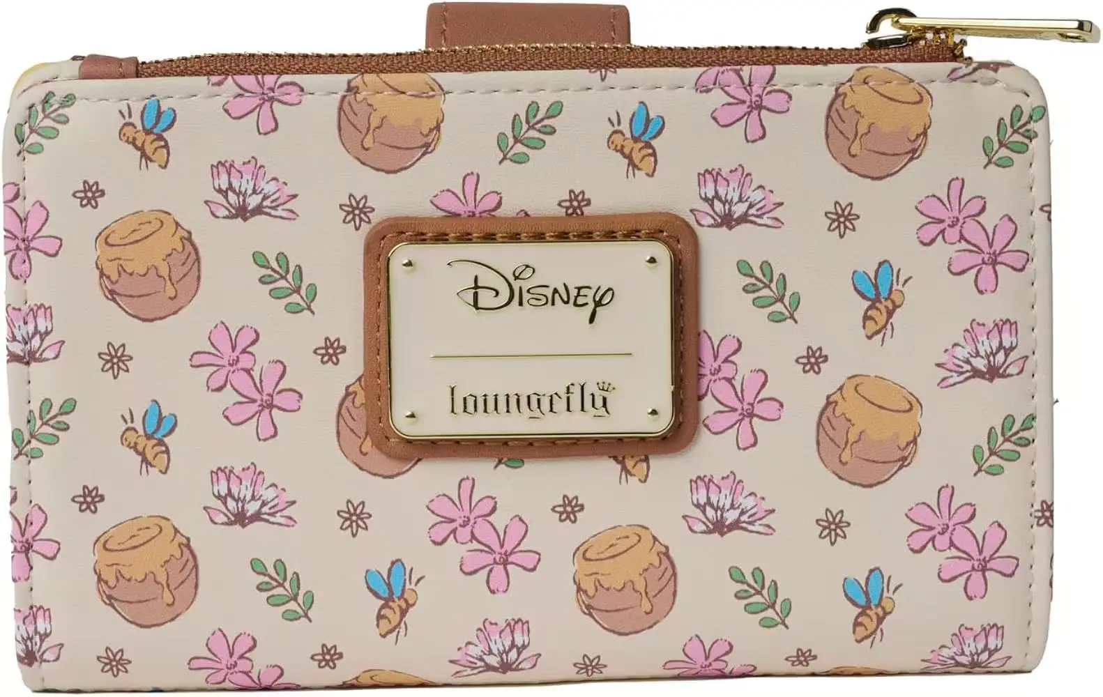 New Disney Winnie the Pooh Fashion Wallet Card Holder Foldable Multi-functional Storage Bag Large Capacity For Girl Gift
