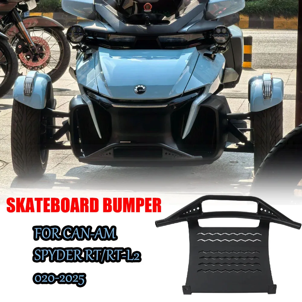 

For Can-Am Spyder RT 2020-2025Fit NEWPerformance Tubular Front Bumper with Skid Plate For Can-Am Spyder RT-L 2020-2025Motorcycle