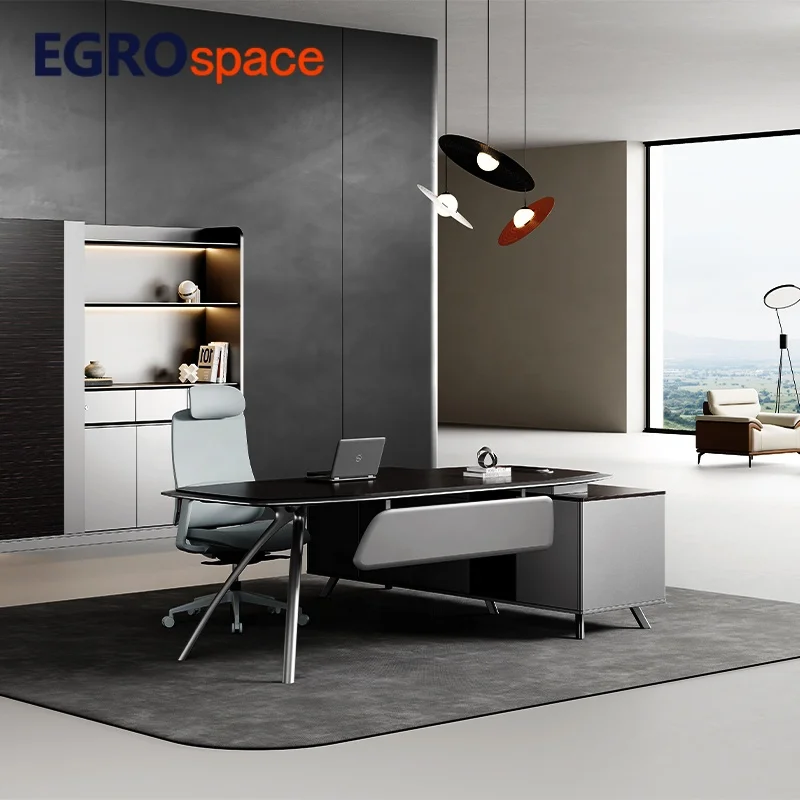 Table Director Design Furniture Modern Luxury Wholesale Veneer Executive Office Desk