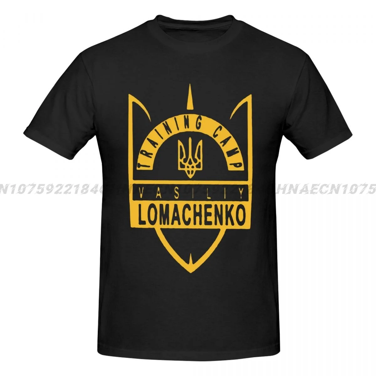 New Vasyl Lomachenko Ukranian Boxing Championship Training Side T-shirt S-3XL