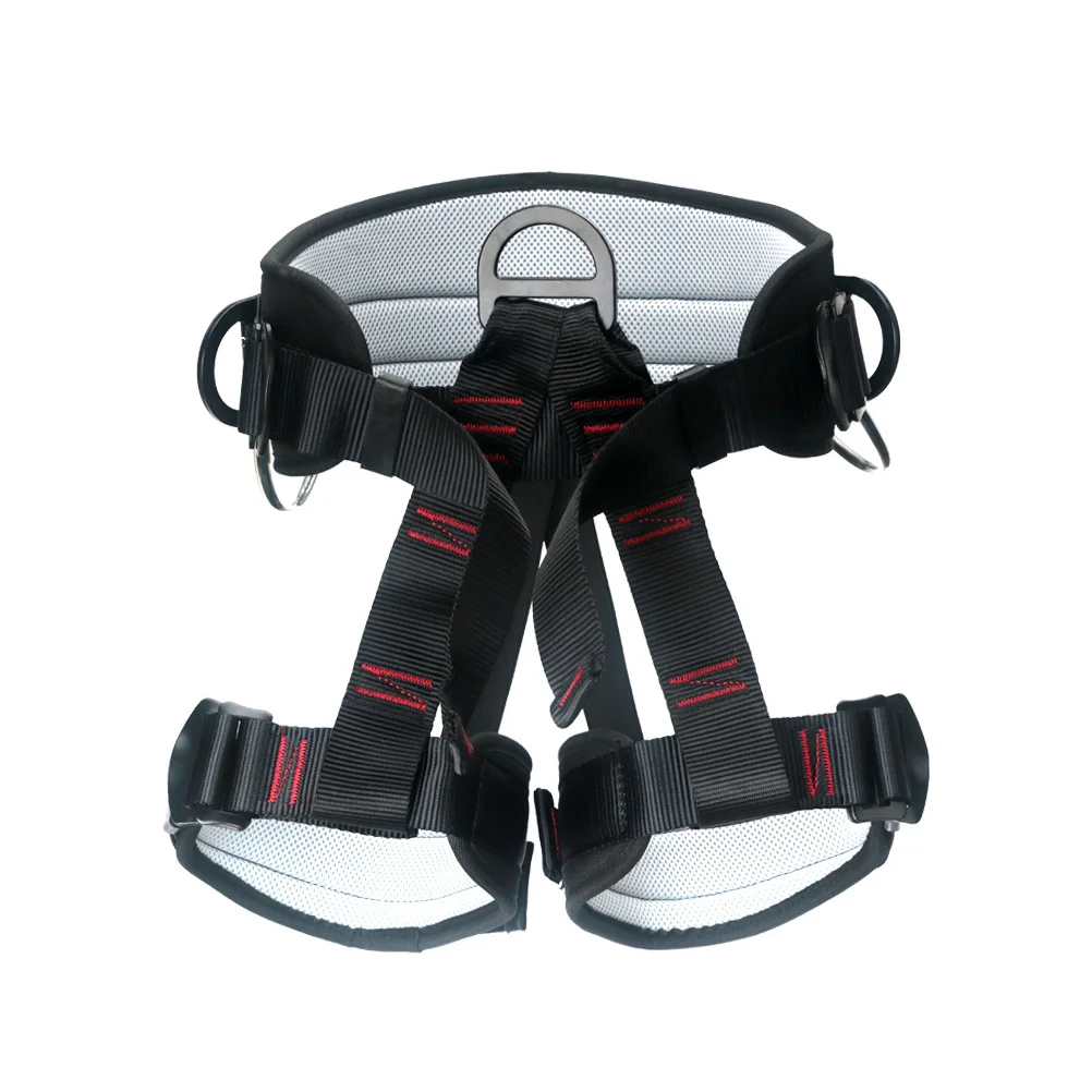 

Climbing Harness Aloft Work Safety Mountaineering Bust Belt Sitting Downhill Seat Outdoor Polyester Rappelling Expansion