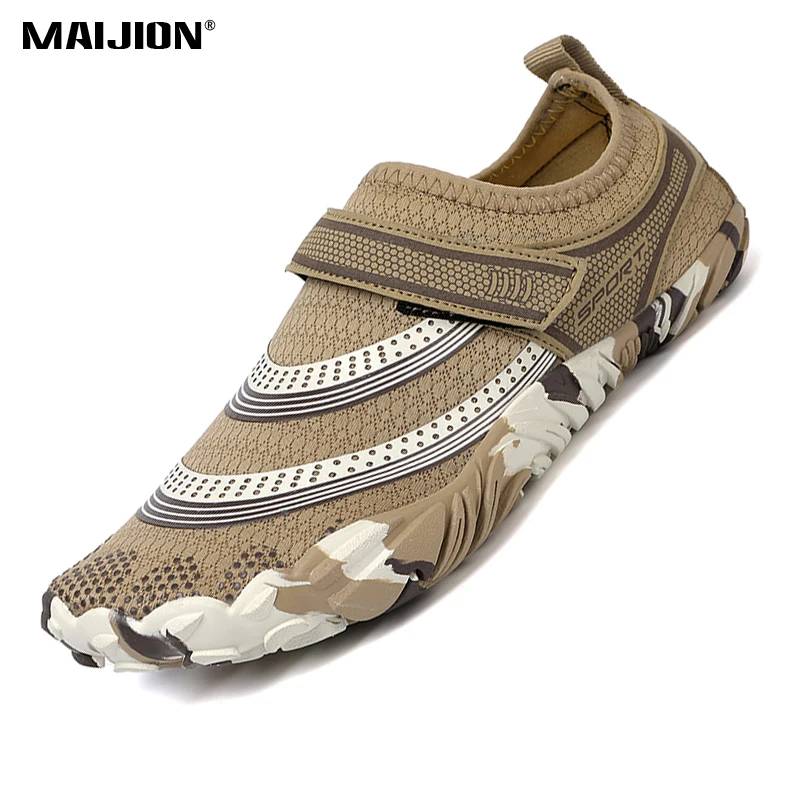 Quick Dry Wading Shoes Non-slip Soft Sole Aqua Sneaker Lightweight Breathable Water Footwear for Outdoor Boating Fishing Surfing