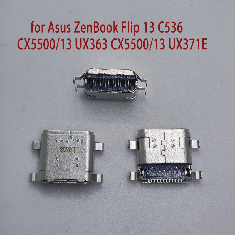 1-10pcs USB For Asus ZenBook Flip 13 C536 CX5500/13 UX363 CX5500/13 UX371E Laptop Type-C DC Power Jack Type C USB Charging Port