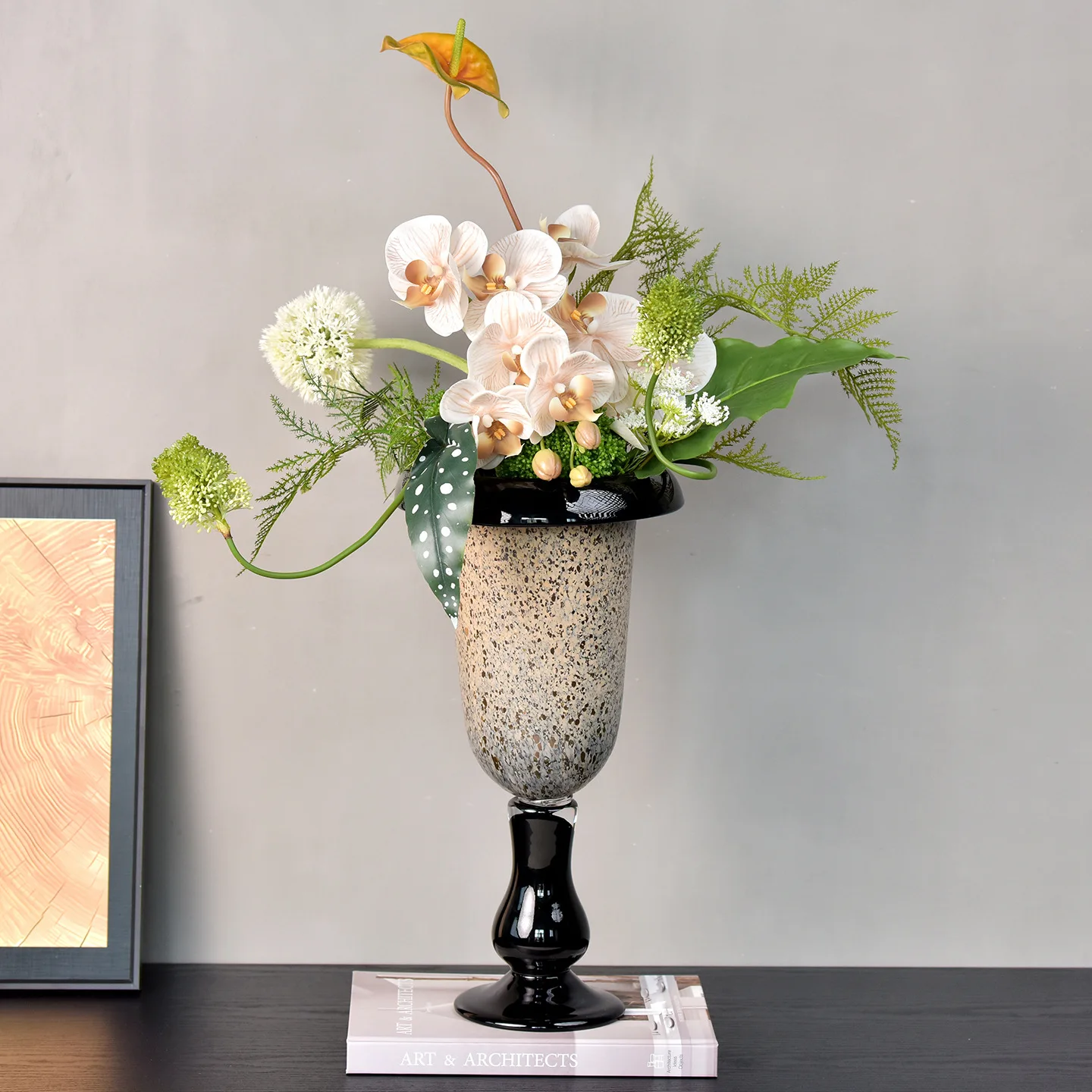 Middle Ages, Silence, Niche, High-end Art Vase, Handmade Glazed Glass Vase, B&B Model Room, Light Luxury Ornaments