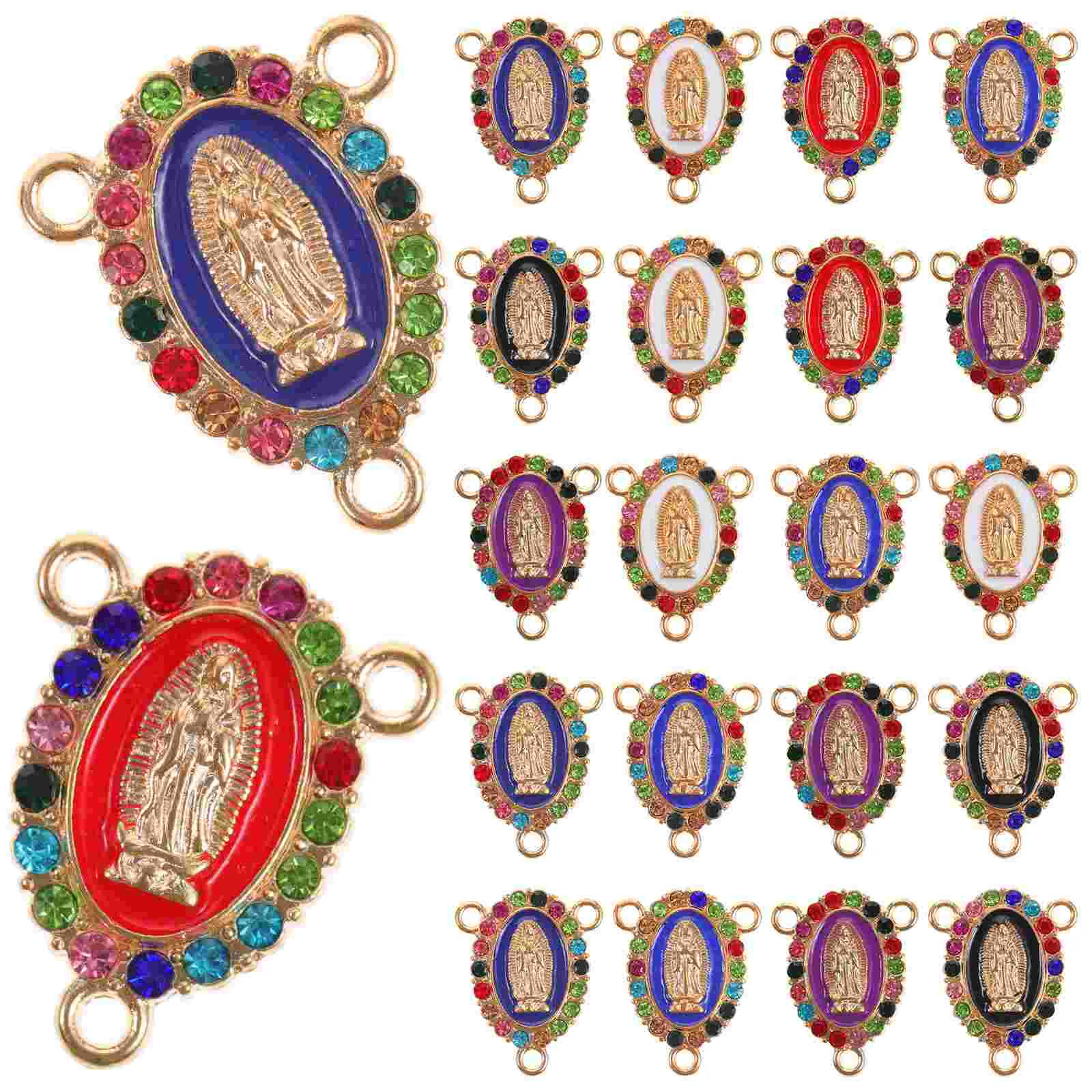 

Catholic Our Lady Pendant Jewelries Alloy Virgin Mary Necklace Spacer Beads Charms Crafts zinc alloy jewelry for jewelry