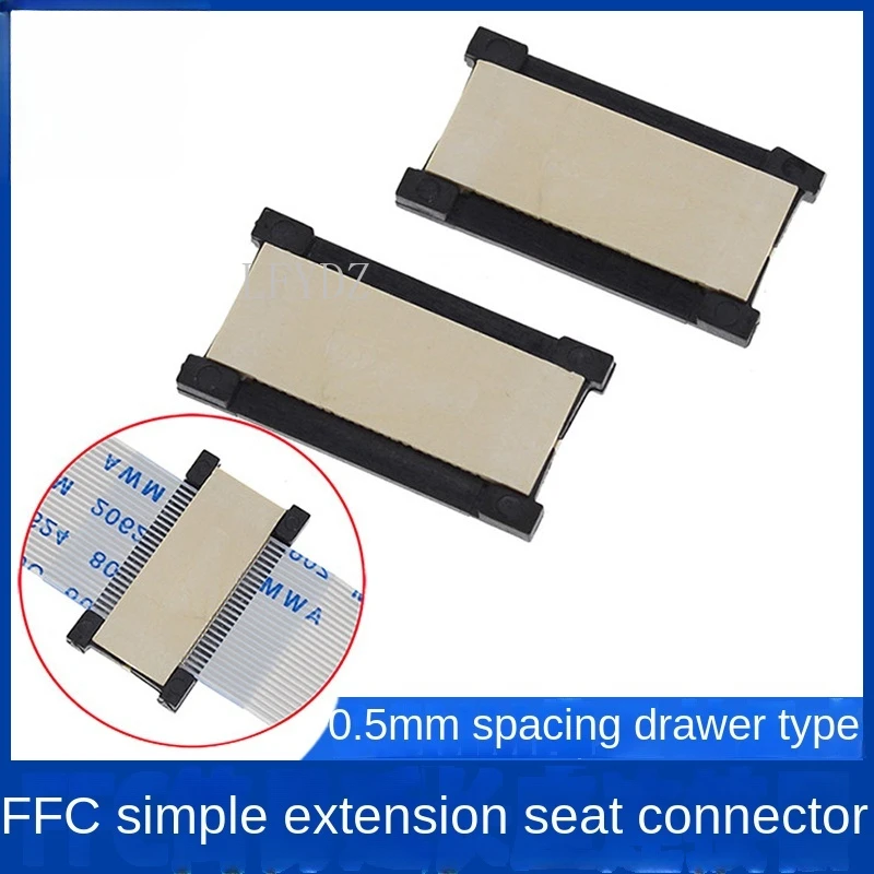 Carte d'extension FDavid/FPC 30/40/50P, connecteur de câble, siège d'extension simple, type de traction 0.5mm