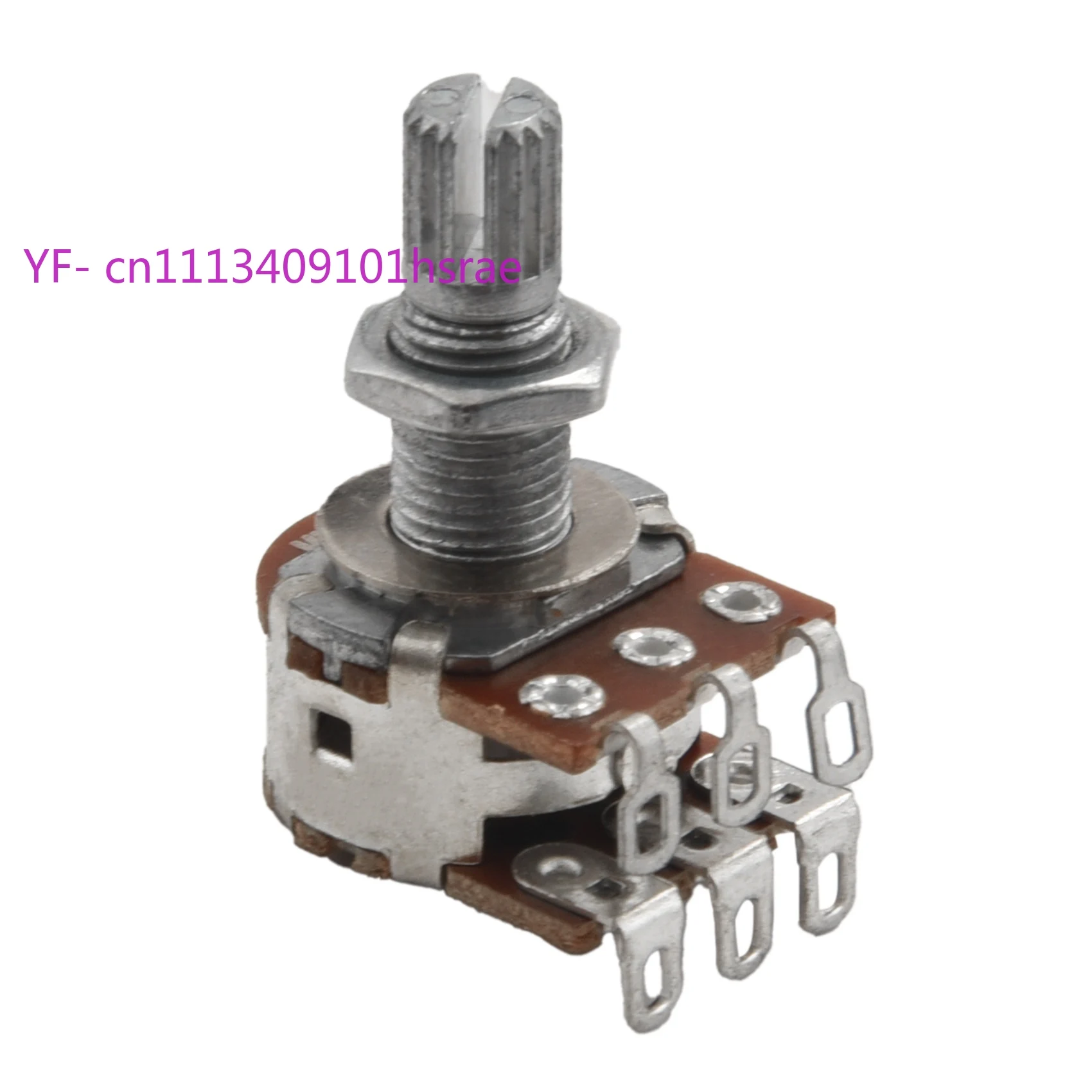 3PCS MN500K Dual Blend Balance Potentiometer(POT) Guitar Bass Volume Tone Control Switch