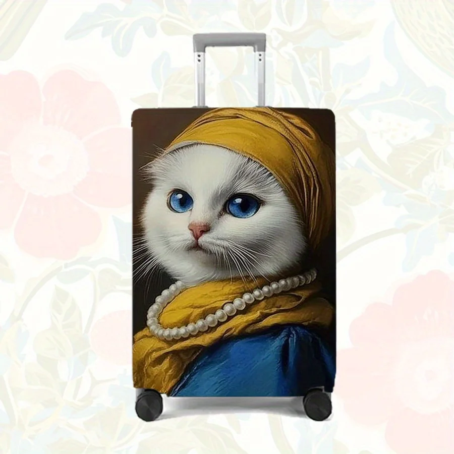 

Luggage Cover Thickened Polyester Luggage Cover with Vibrant Animal Prints Machine Washable, Durable Travel Luggage Protector