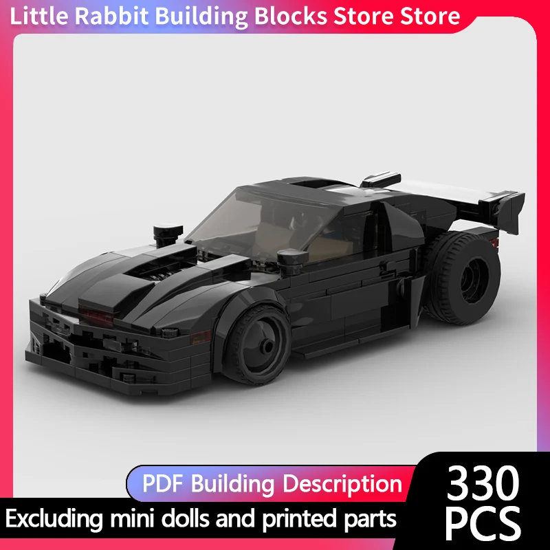City Car Model MOC Building Bricks Pikes Peak Muscle Racing Car Modular Technology Children Holiday Gifts Assemble Toys Suit