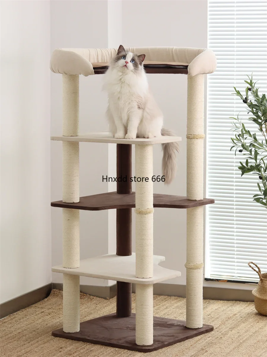 Variable multi-layer large bed cat nest, tree cat climbing frame integrated