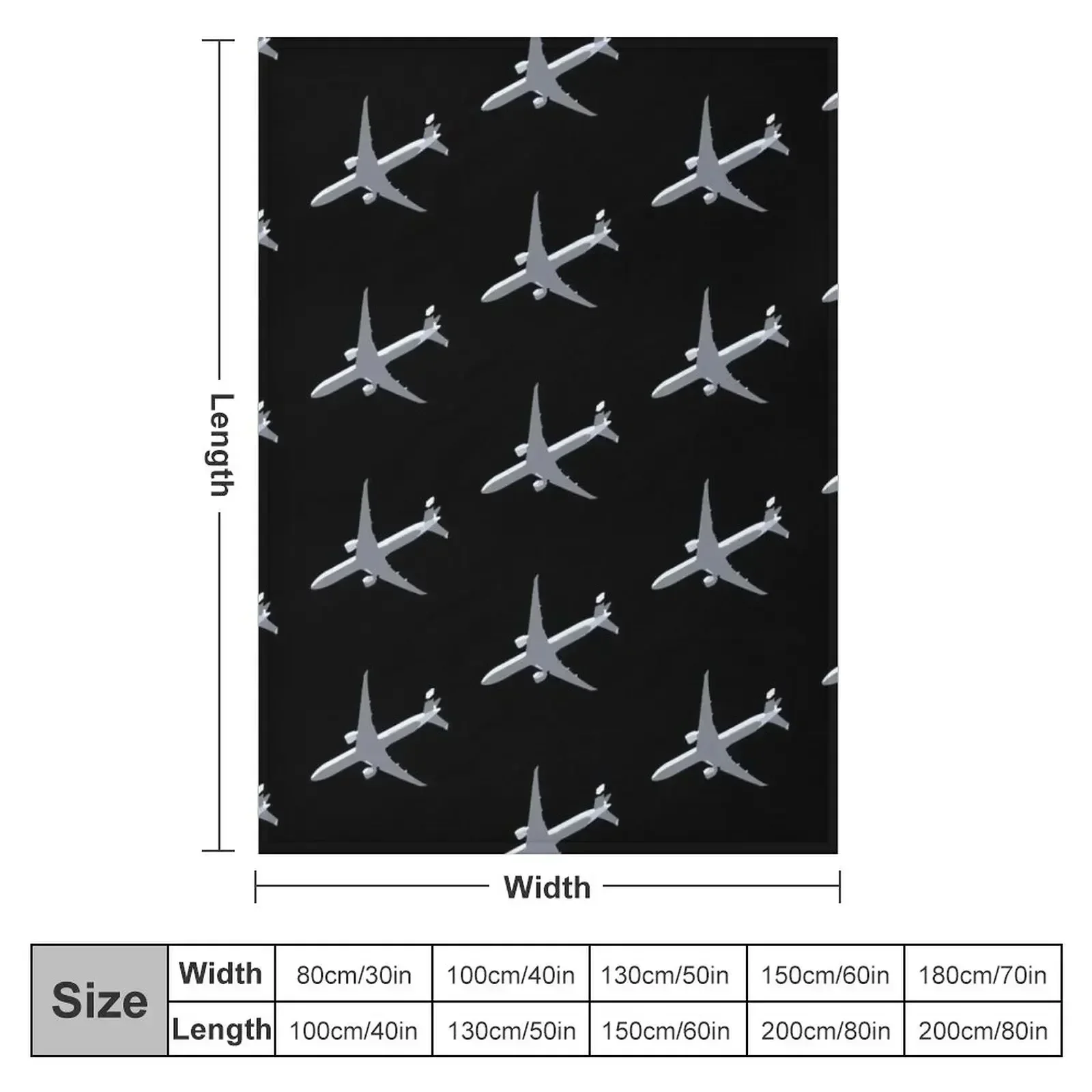 airplane icon Throw Blanket manga Nap Tourist warm for winter Blankets