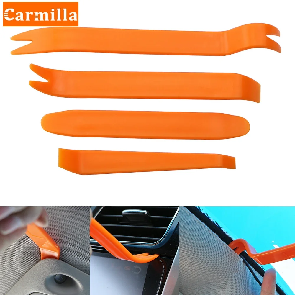 Carmilla 4Pcs Door Clip Panel Trim Removal Tool Accessories for Mercedes Benz W168 W169 W176 W177 W190 W205 W210 W222 C180 C200