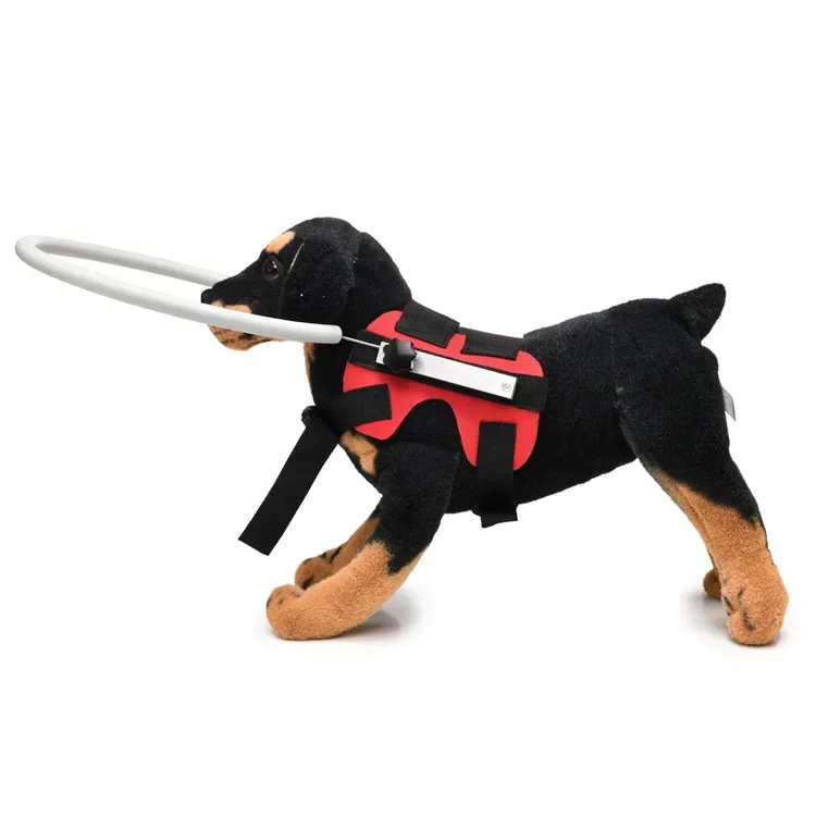 Blind dog harness protective ring visually impaired collar cat stick eyes pet outdoor walking anti collision vest ring collar