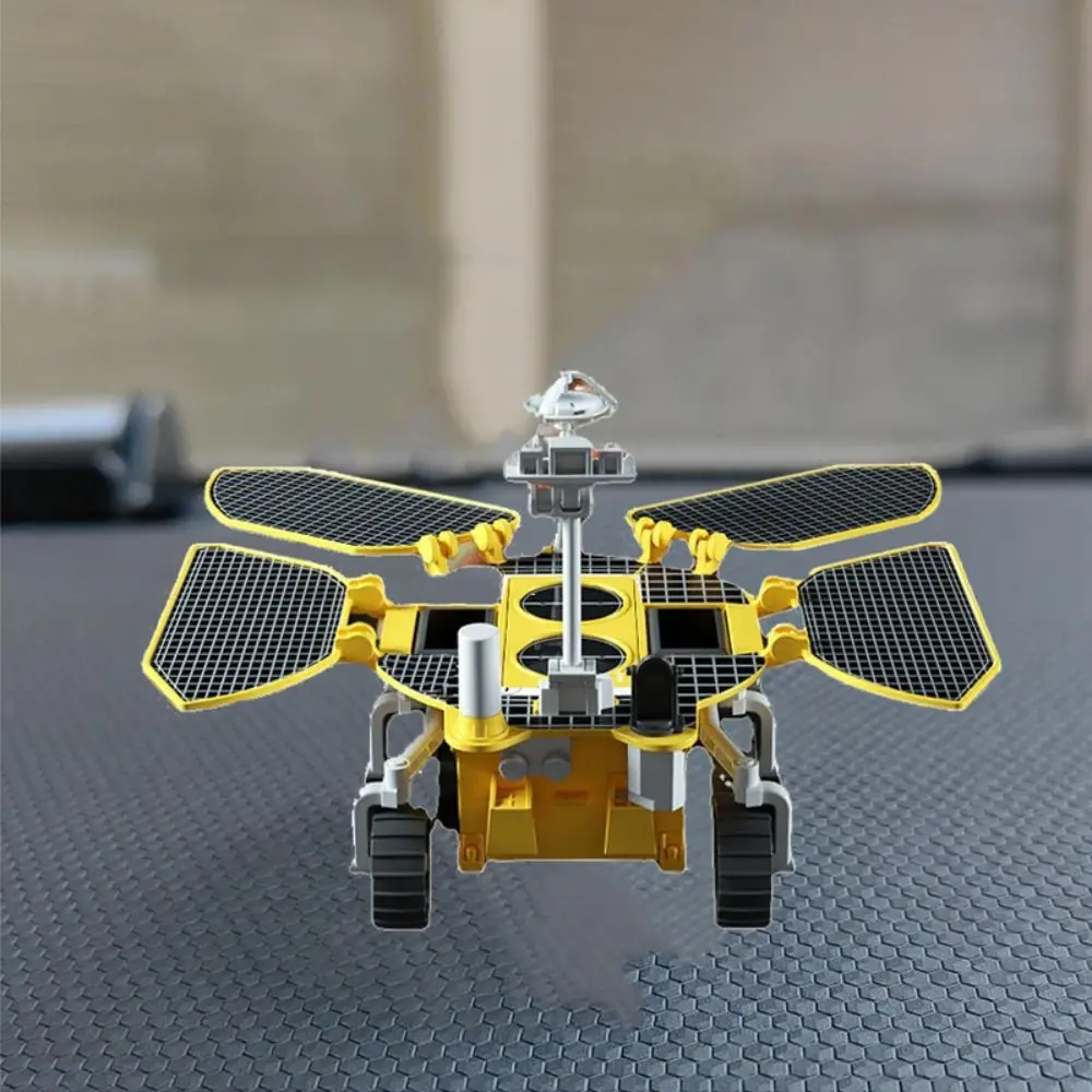 Espaço de plástico marte modelo de carro figuras de ação energia solar zhu rong modelo de carro coleção mini modelo fundido decoração