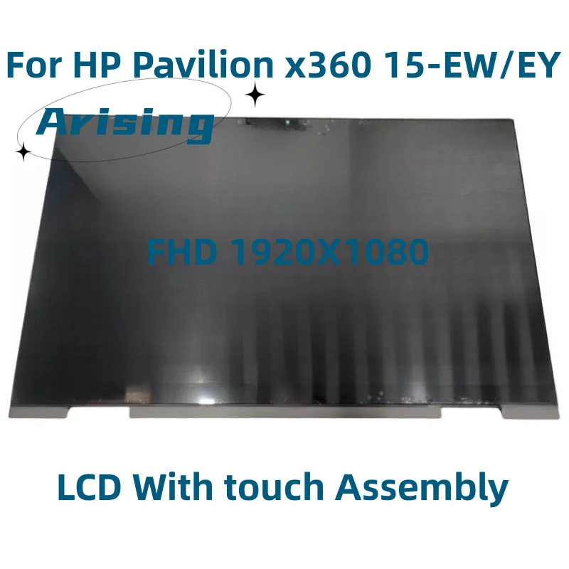 For HP Envy x360 15-ew 15-ey TPN-W147 2-in-1 15.6 Inch LCD Touch Screen Digitizer Repalcement Assembly N10354-001 Display FHD