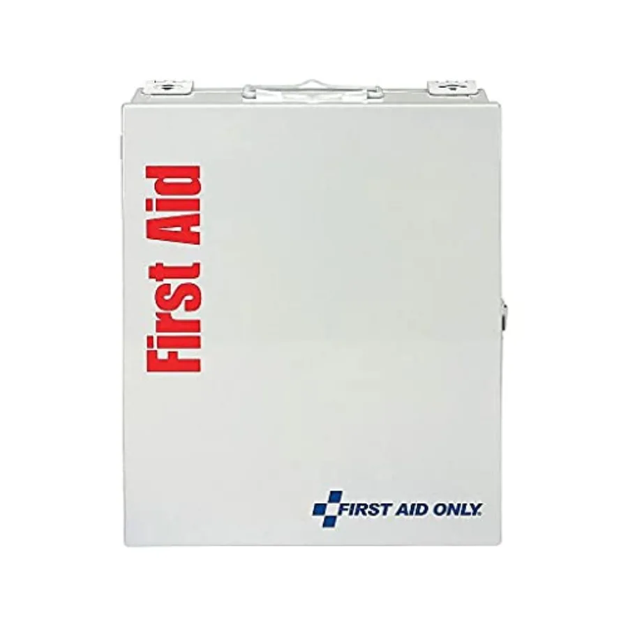 

Только первой помощи, средний пищевой промышленный шкаф первой помощи, металлический, 5,88 фунтов, красный, прочные медицинские принадлежности для безопасности на рабочем месте