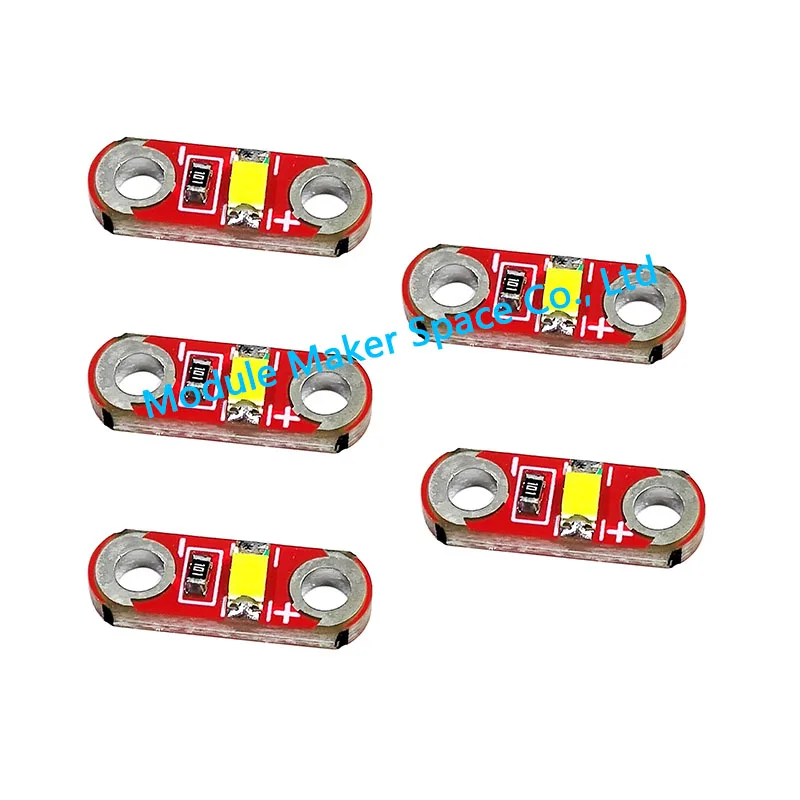 5 шт. пришивный светодиодный и набор кнопочных переключателей LilyPad с интеллектуальным полноцветным модулем RGB для электронных текстилей