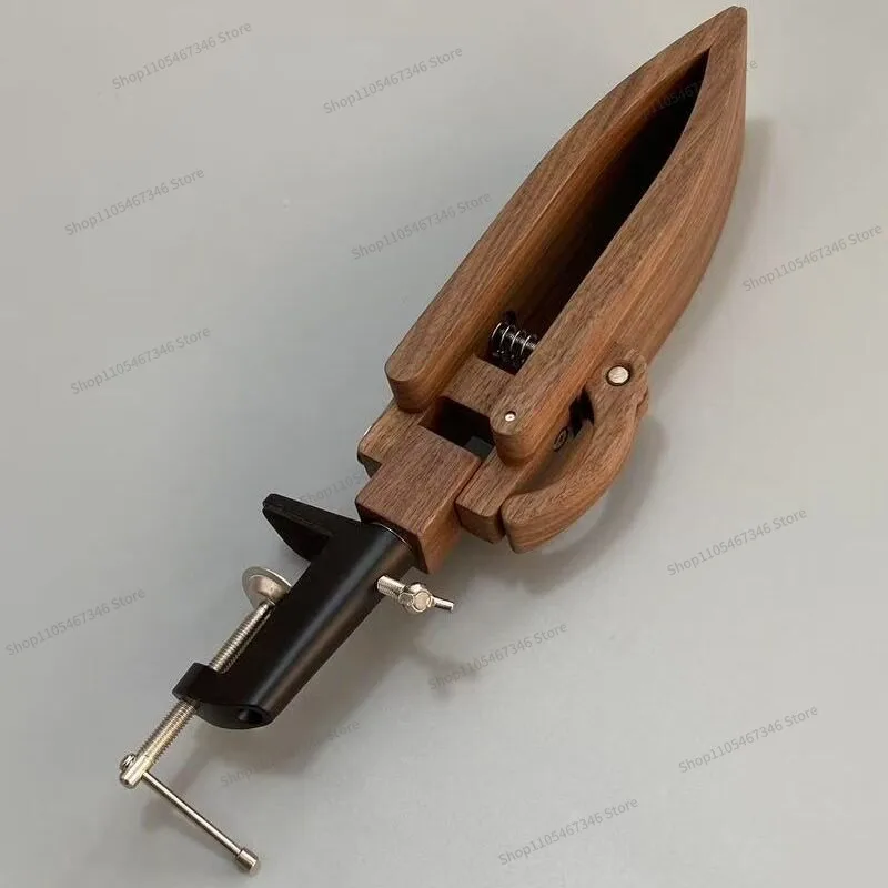 For Hand Sewn Wooden Clip Handmade Leather Goods Fixed Clip Tool DIY Sewing Desktop Leather Tools