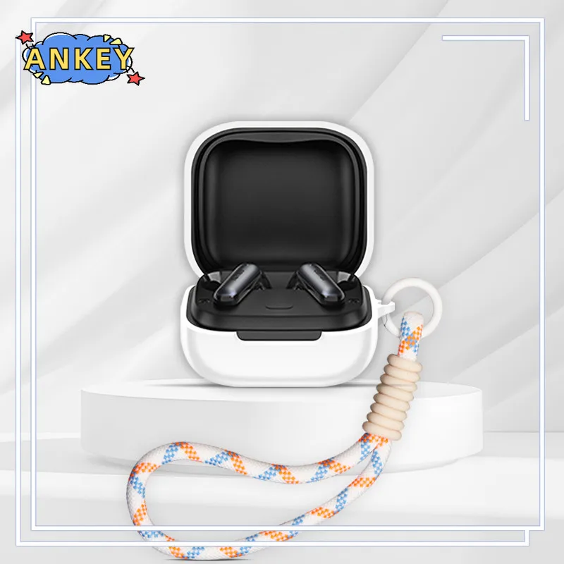 لسماعات الأذن Air Pro 4i TW230، غطاء سيليكون ممتاز، منفذ شحن قابل للصدمات مع حبل منسوج